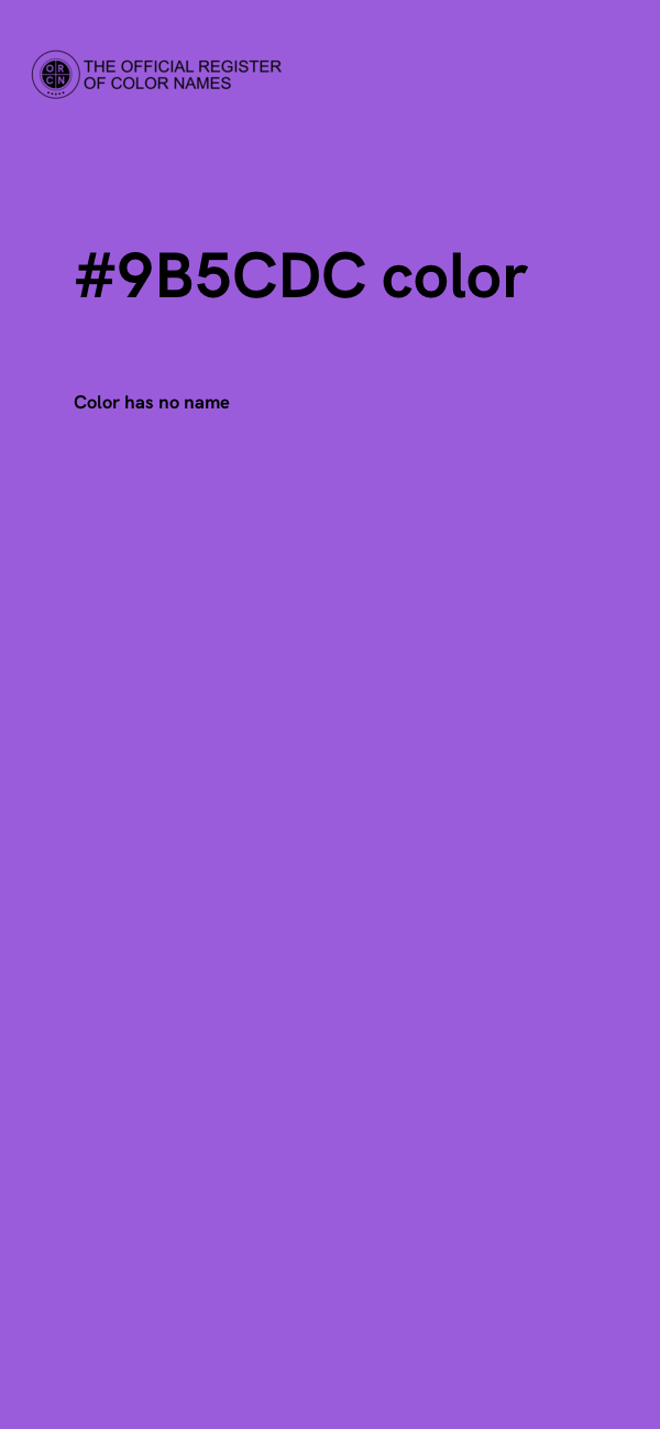 #9B5CDC color image