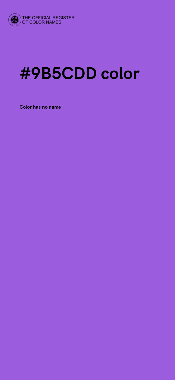 #9B5CDD color image