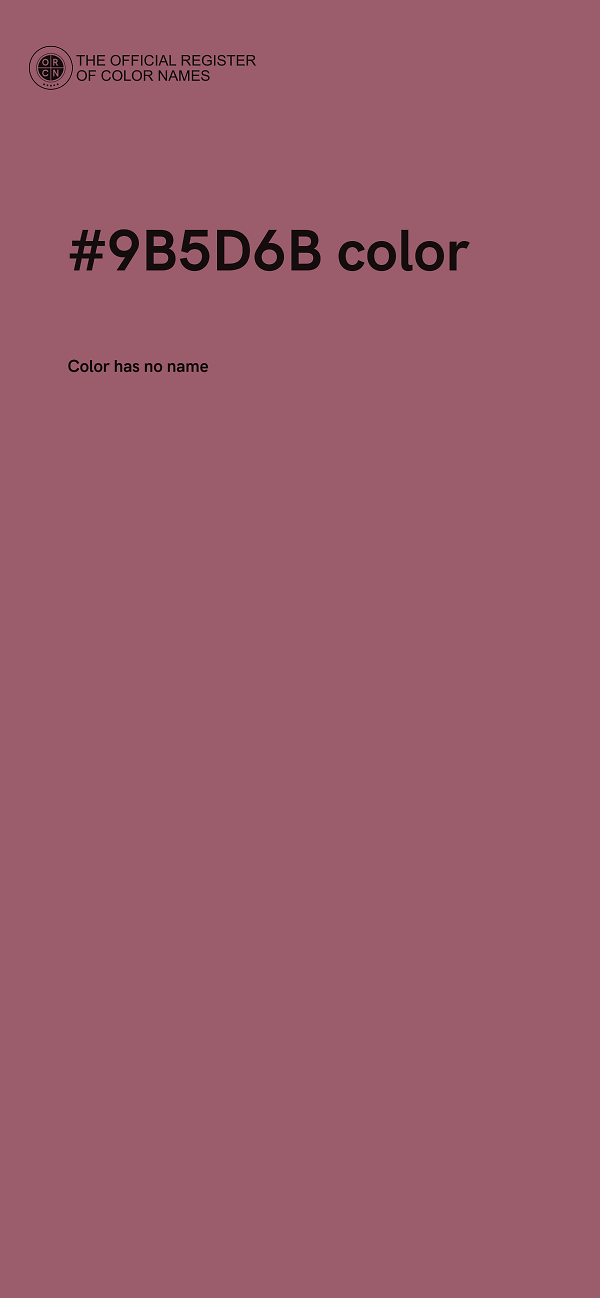 #9B5D6B color image