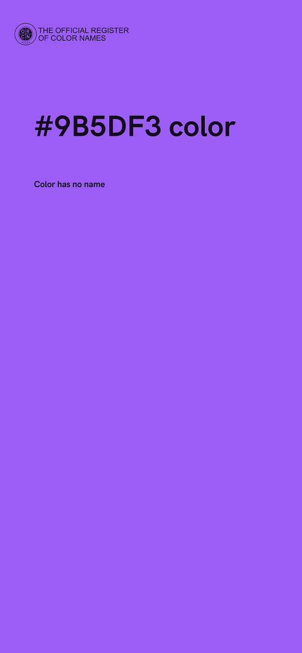 #9B5DF3 color image