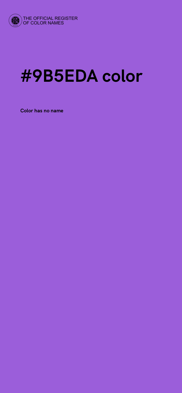 #9B5EDA color image