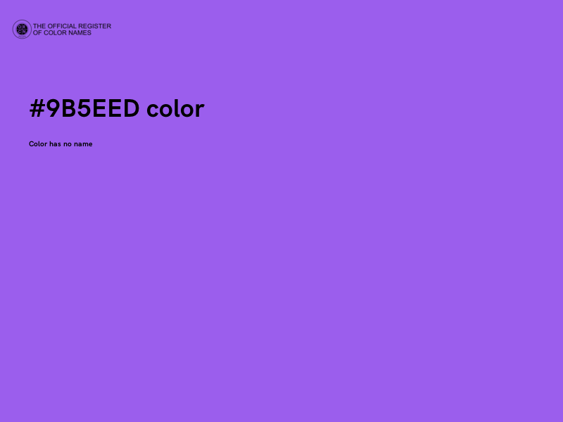#9B5EED color image