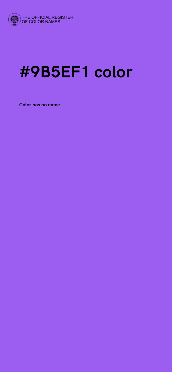 #9B5EF1 color image
