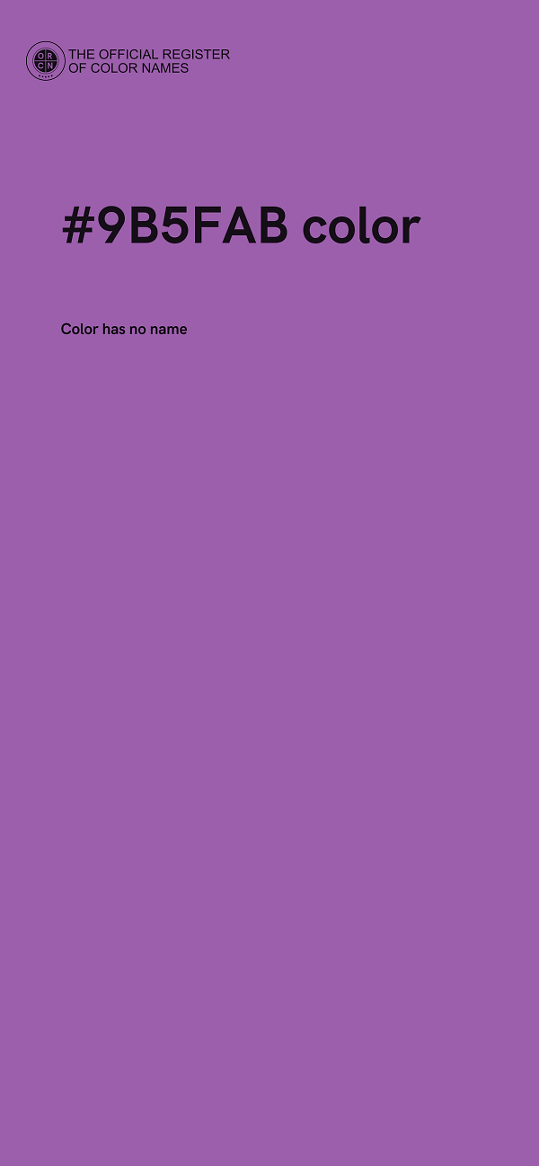 #9B5FAB color image