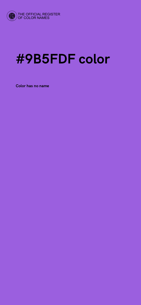 #9B5FDF color image