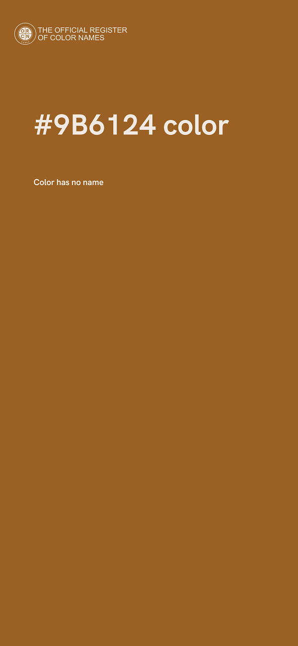#9B6124 color image
