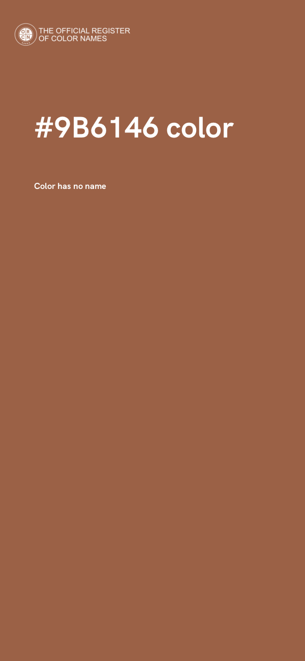 #9B6146 color image
