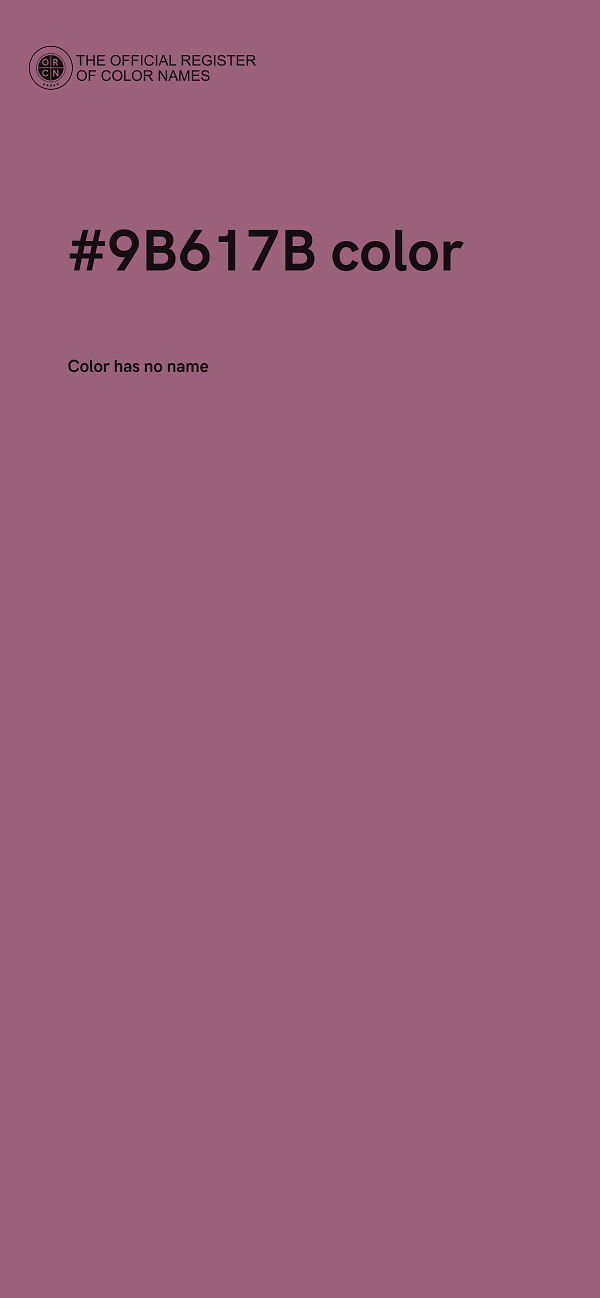 #9B617B color image