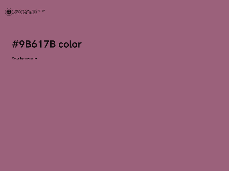 #9B617B color image