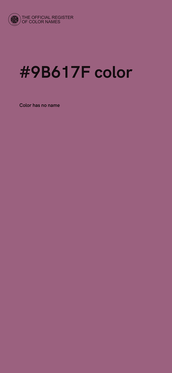 #9B617F color image