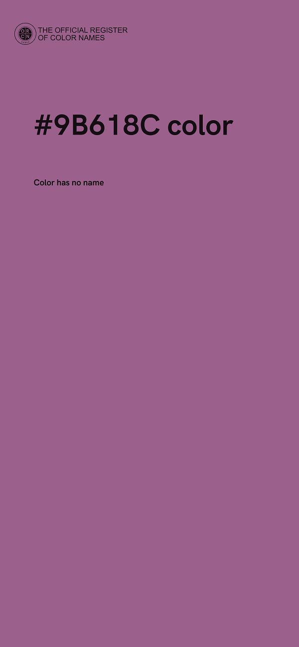 #9B618C color image