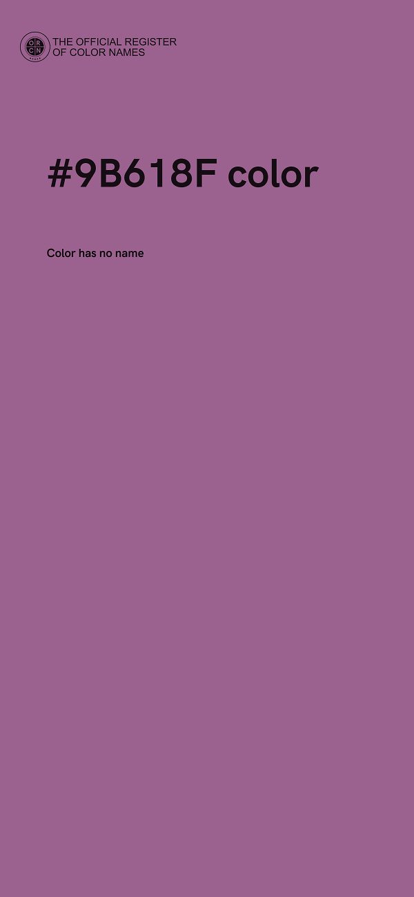 #9B618F color image