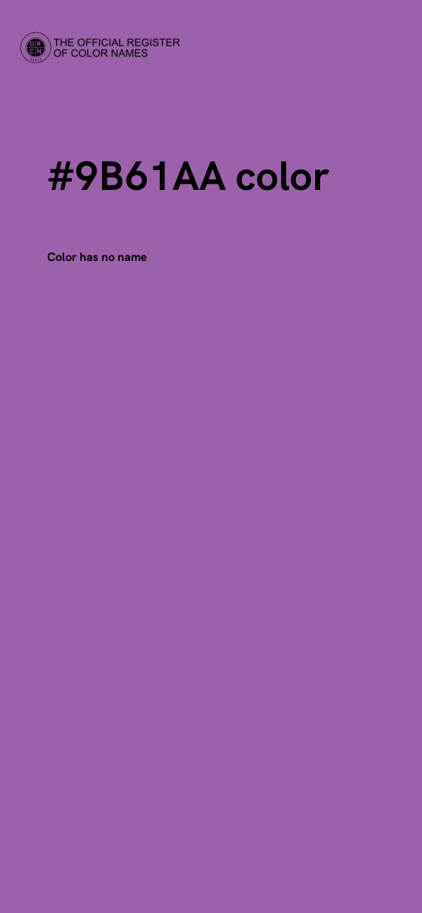 #9B61AA color image