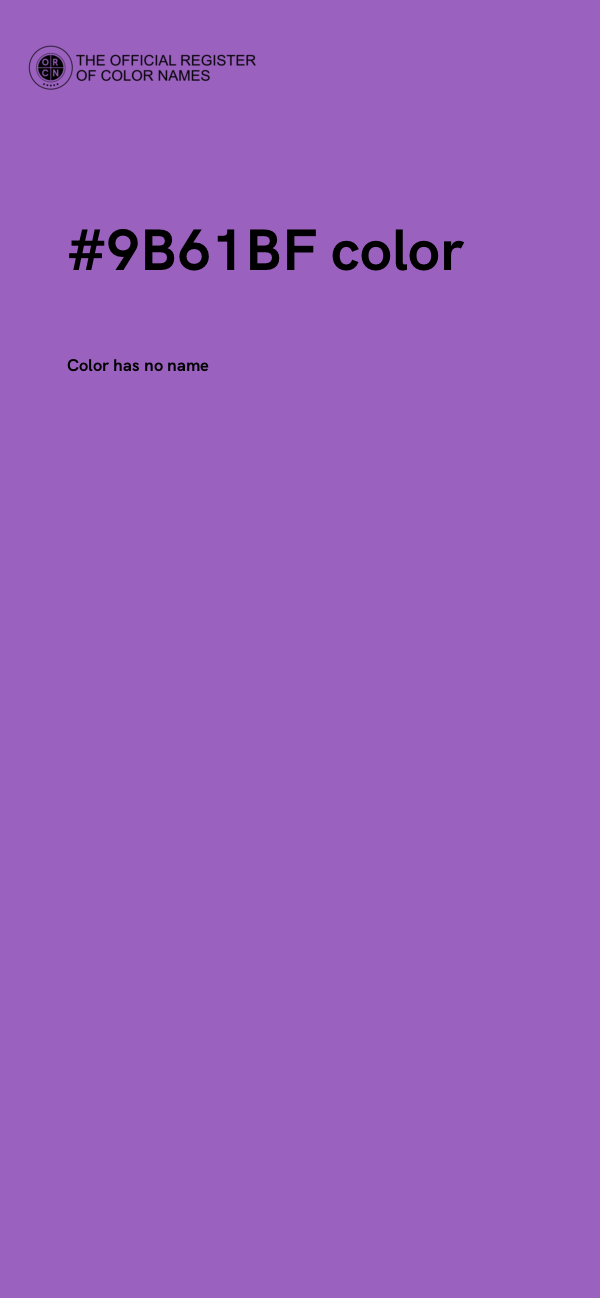 #9B61BF color image