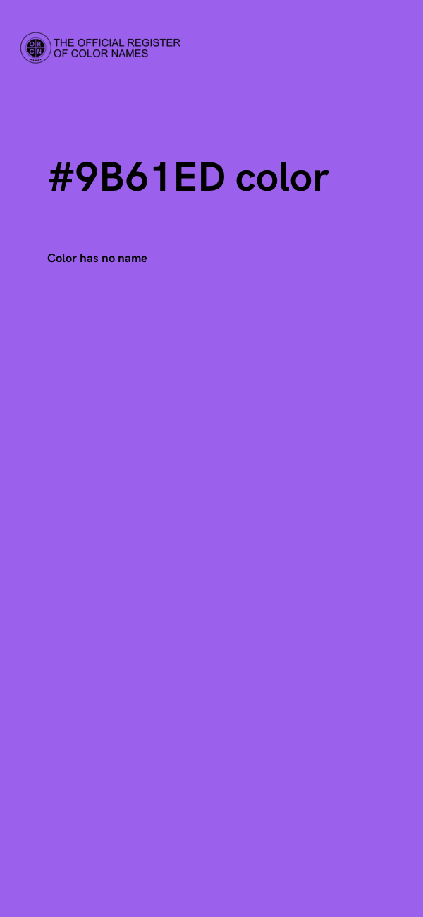 #9B61ED color image