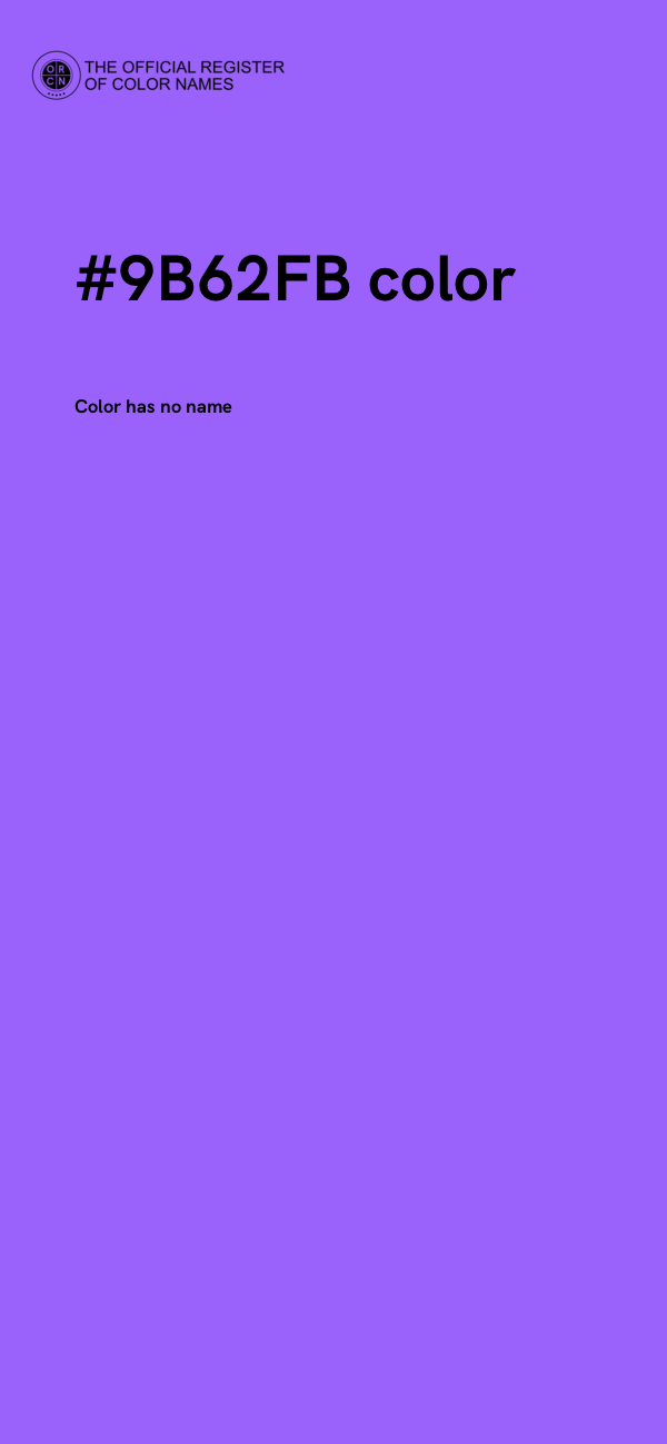#9B62FB color image