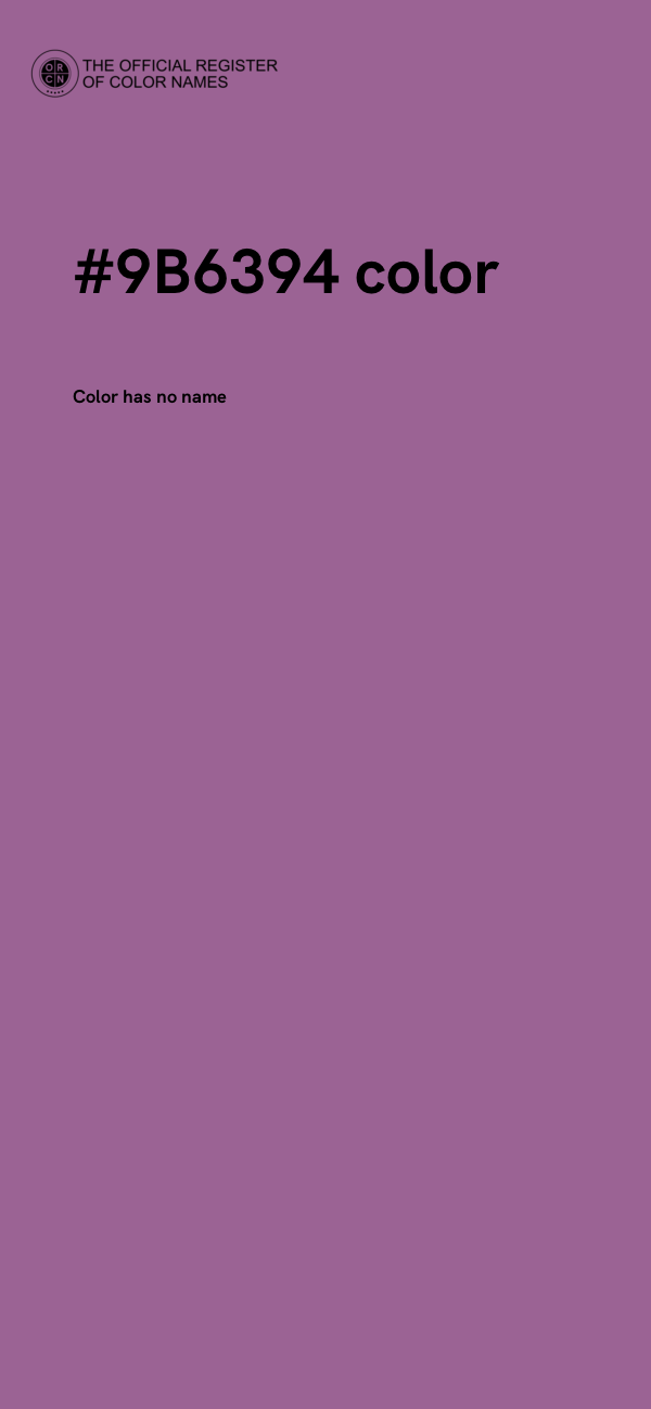 #9B6394 color image
