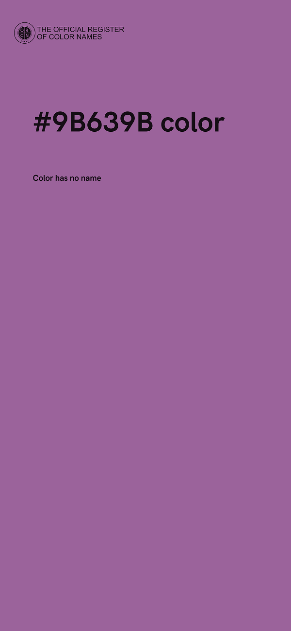 #9B639B color image