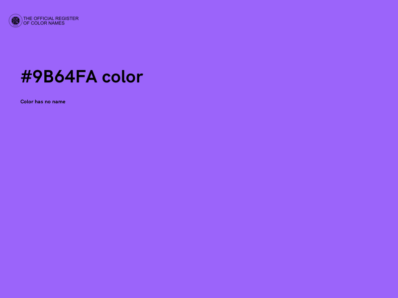 #9B64FA color image