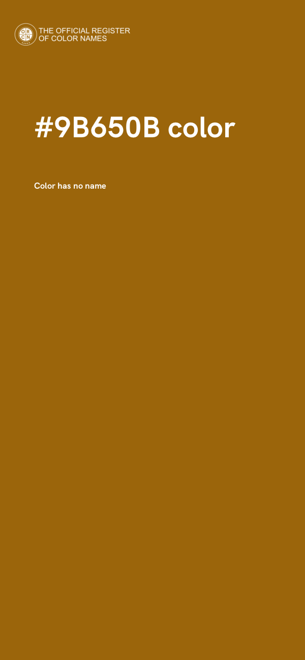 #9B650B color image