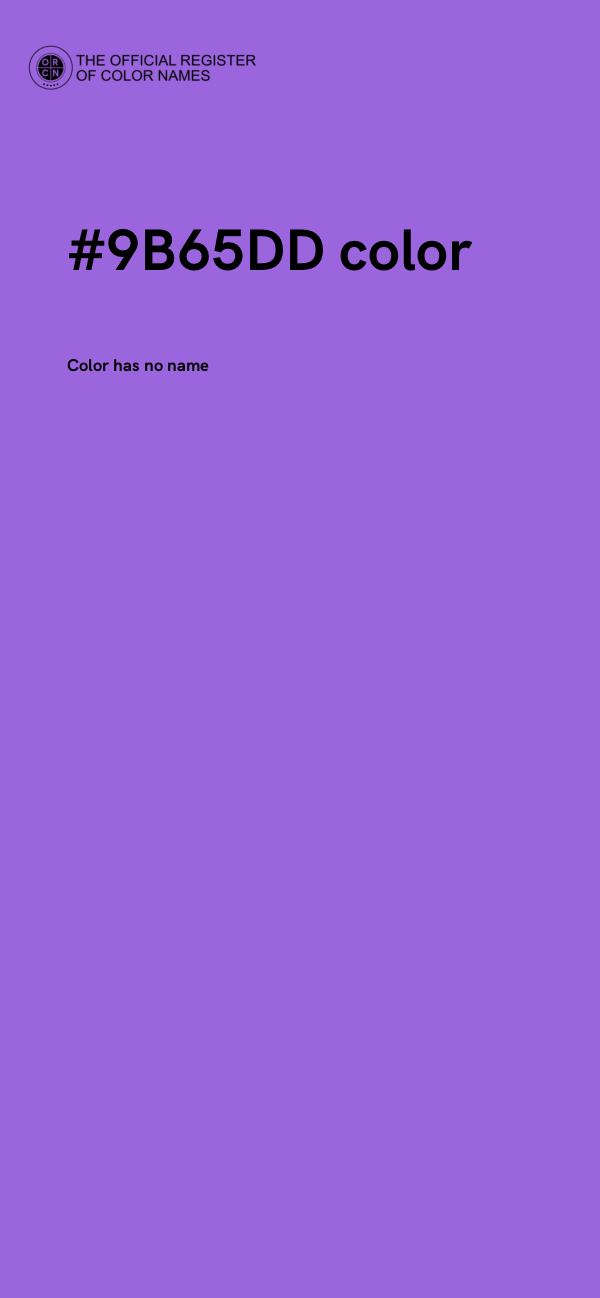 #9B65DD color image