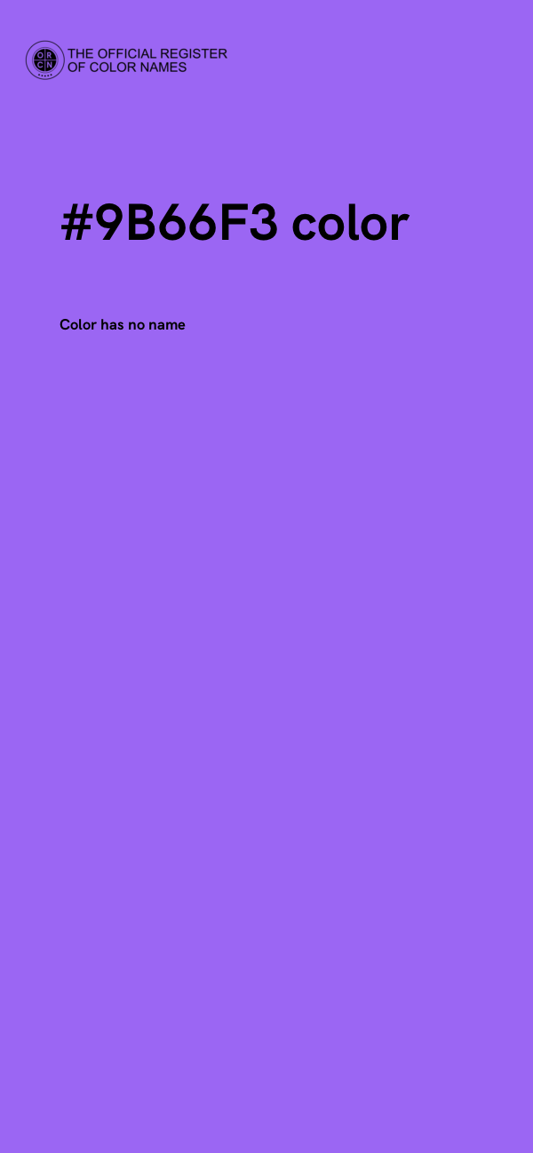 #9B66F3 color image