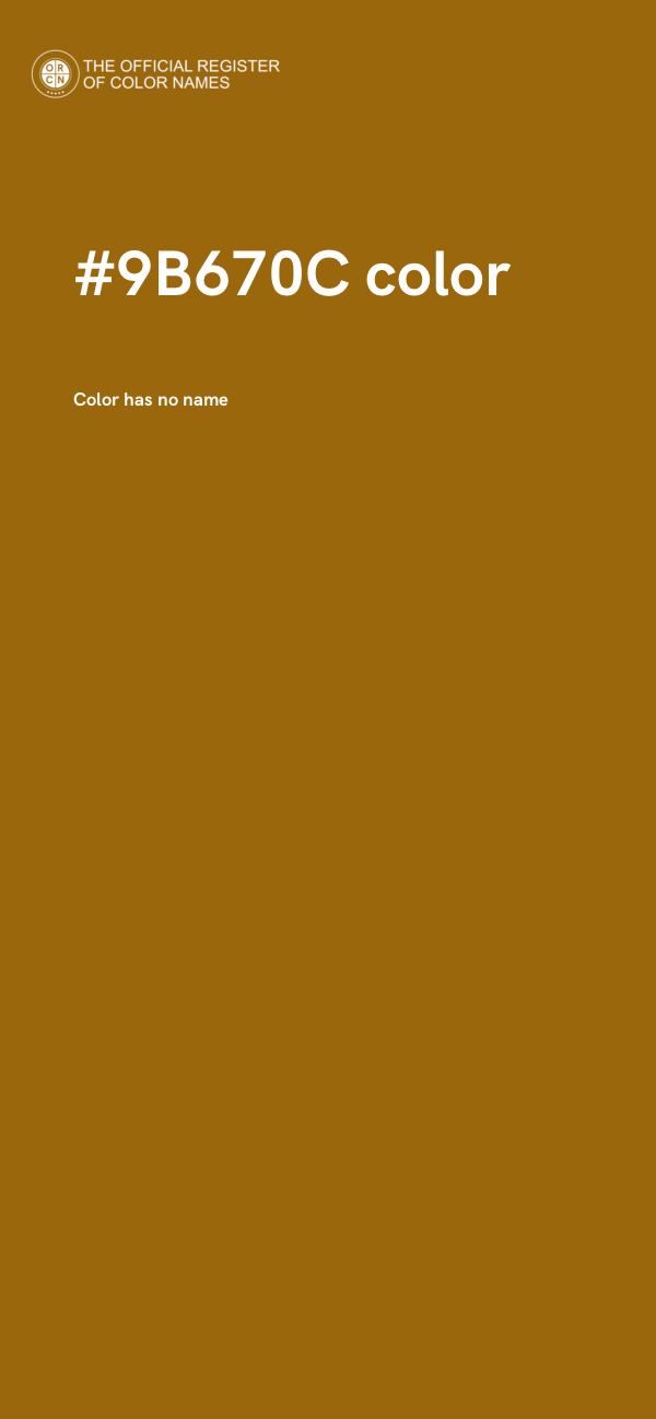 #9B670C color image