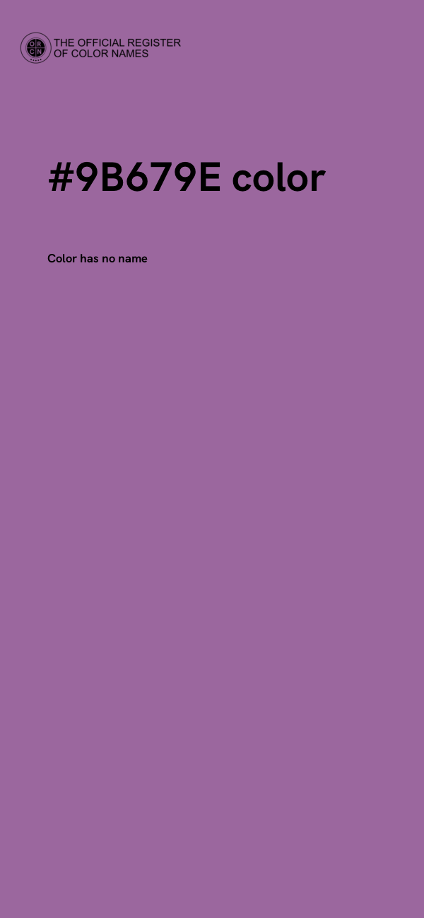 #9B679E color image