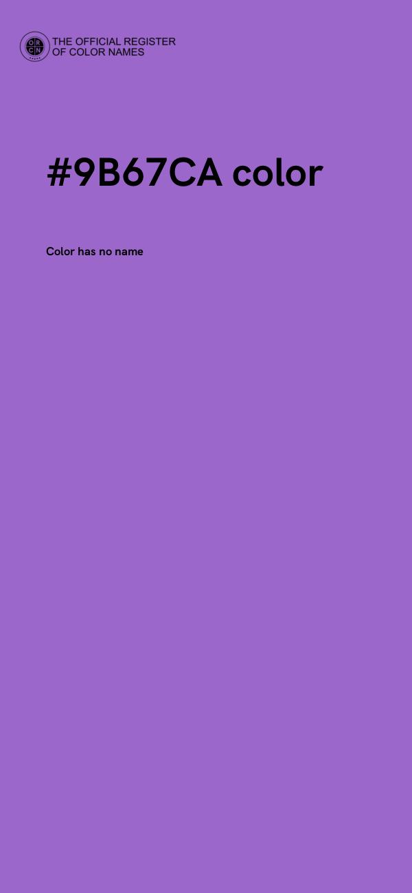 #9B67CA color image