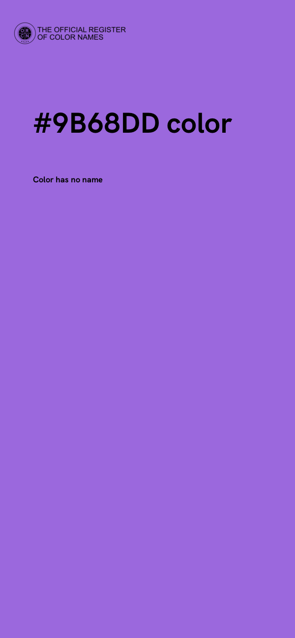 #9B68DD color image