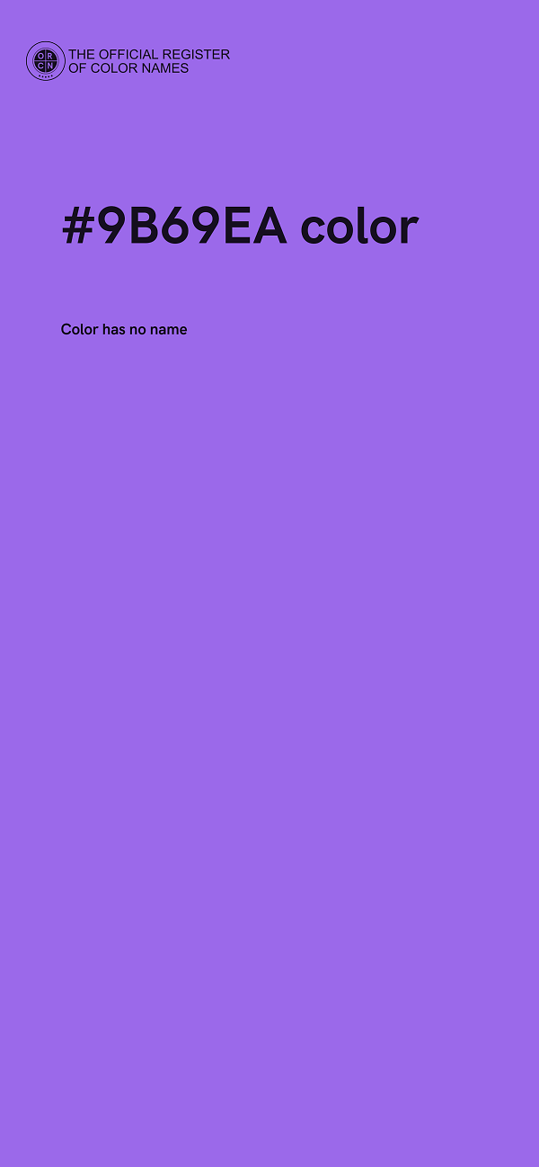 #9B69EA color image