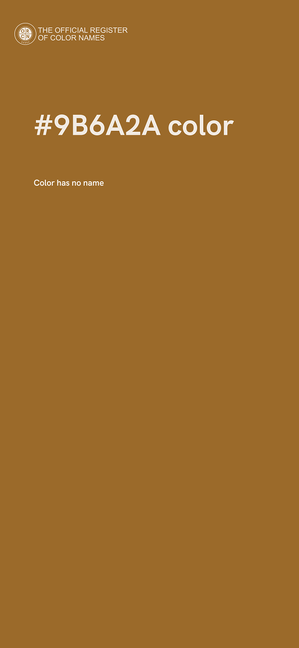#9B6A2A color image