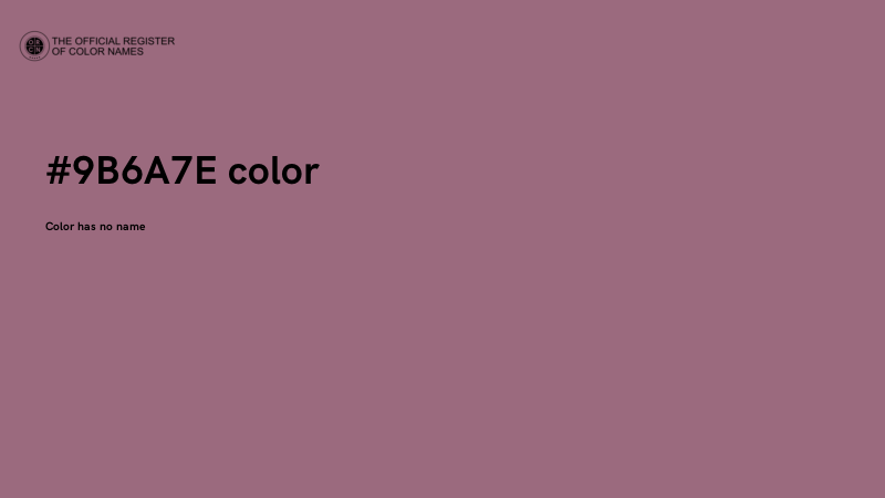 #9B6A7E color image