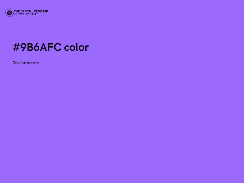 #9B6AFC color image