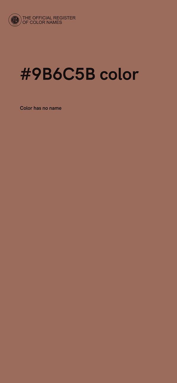 #9B6C5B color image
