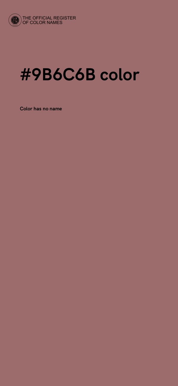 #9B6C6B color image