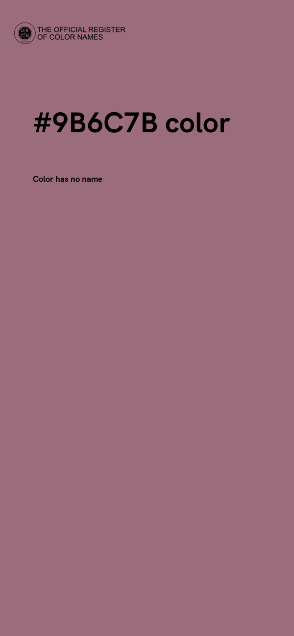 #9B6C7B color image