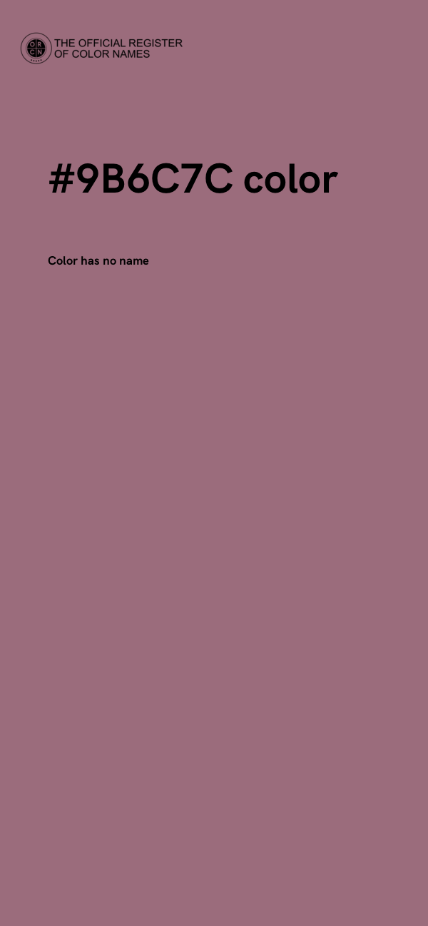 #9B6C7C color image