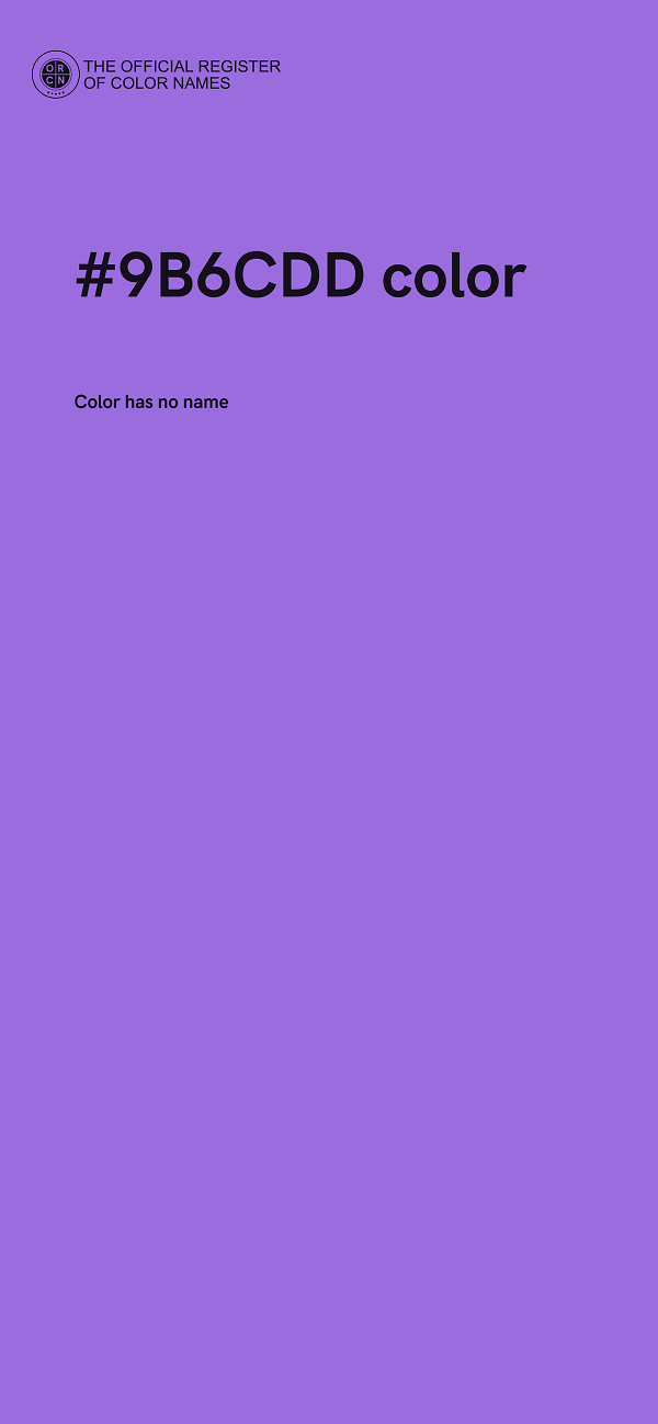 #9B6CDD color image