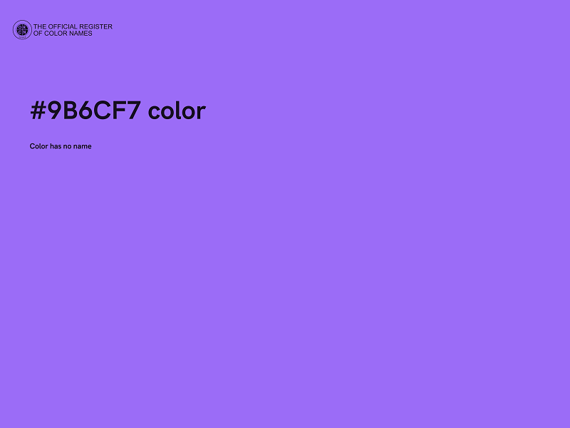 #9B6CF7 color image