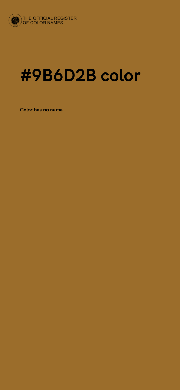 #9B6D2B color image