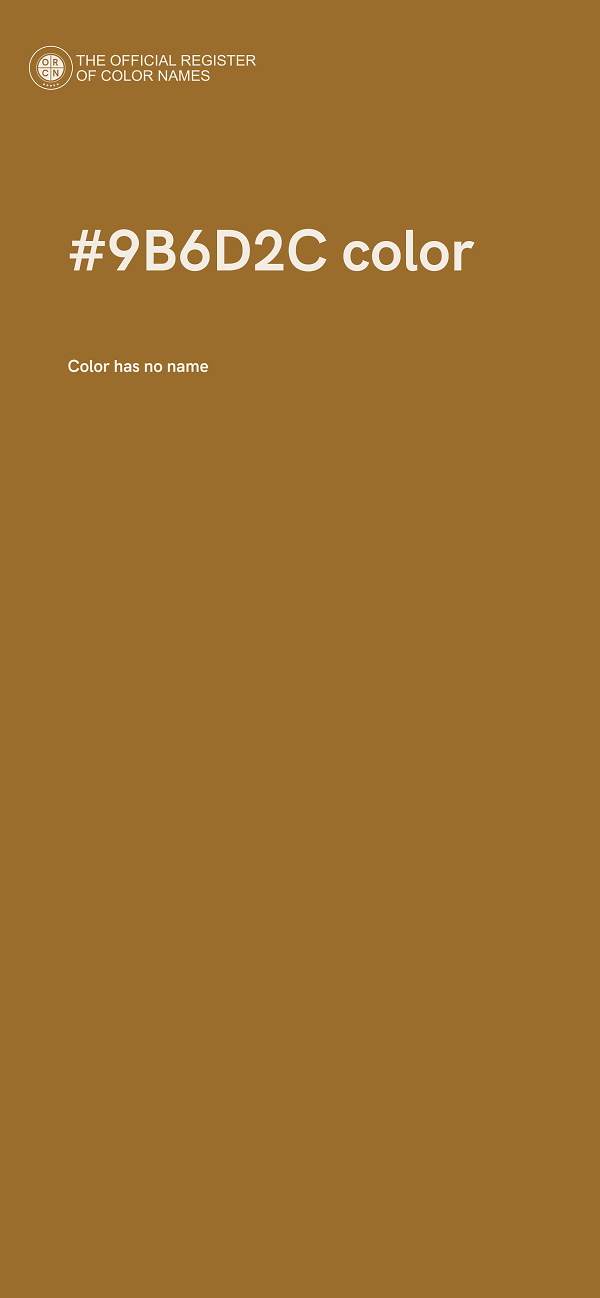 #9B6D2C color image