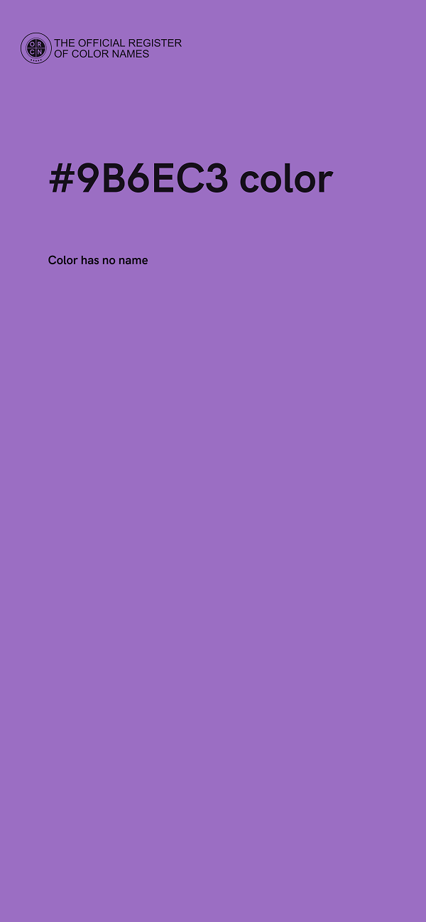#9B6EC3 color image