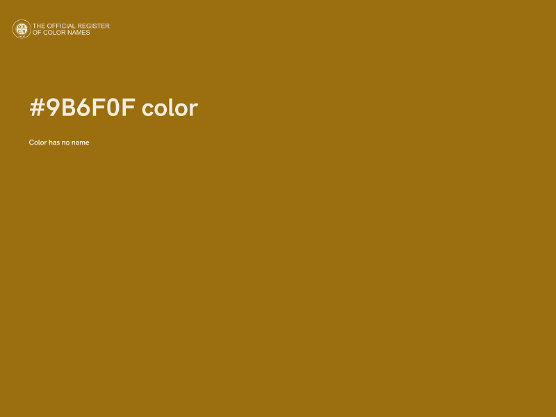 #9B6F0F color image