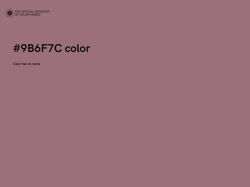 #9B6F7C color image