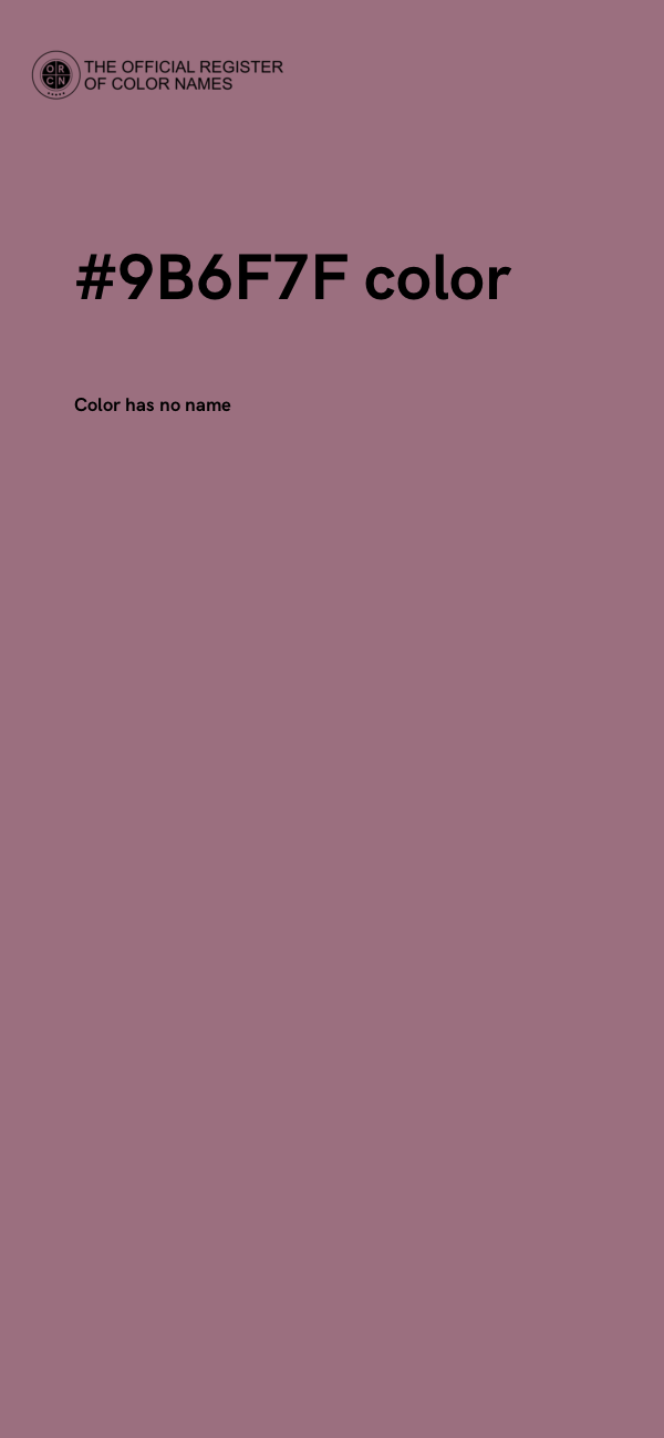 #9B6F7F color image