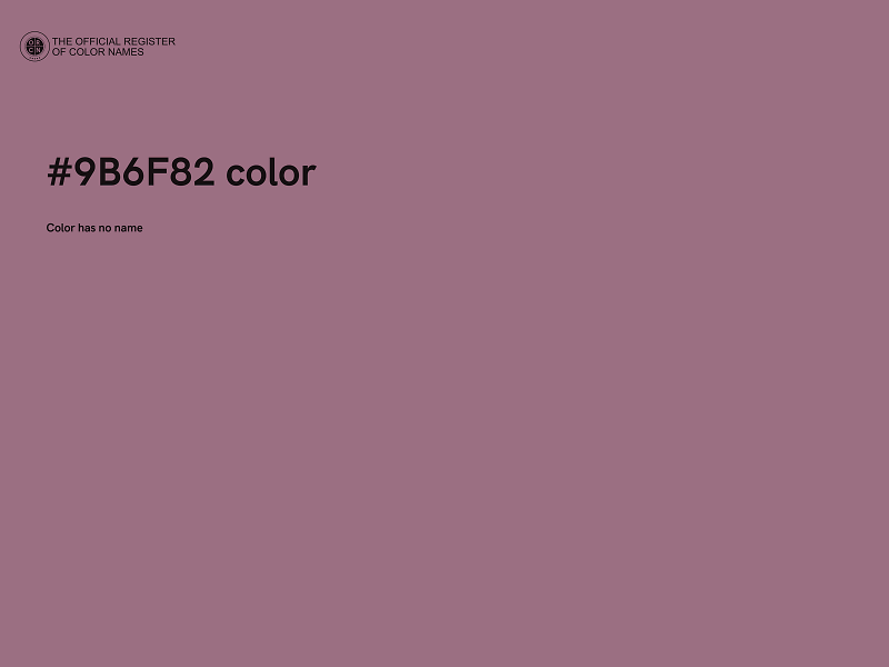 #9B6F82 color image