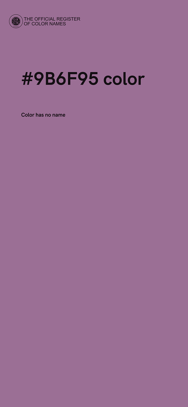 #9B6F95 color image