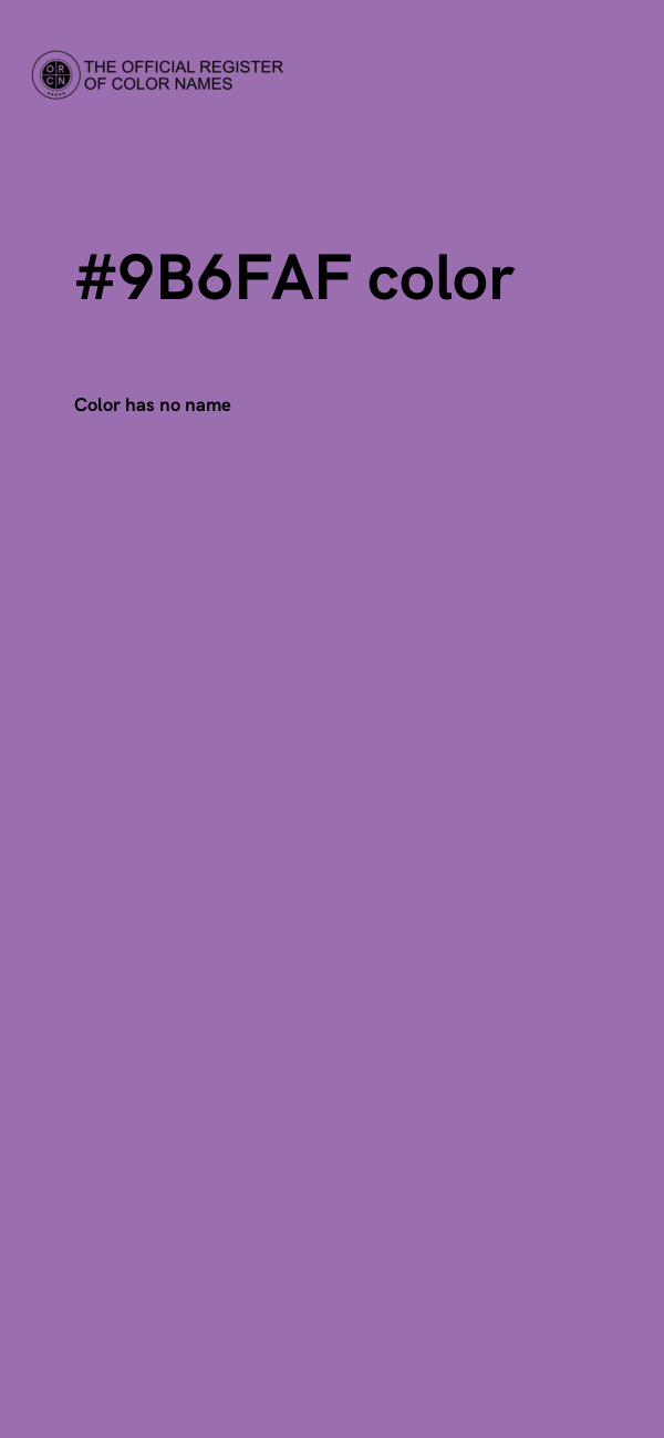 #9B6FAF color image