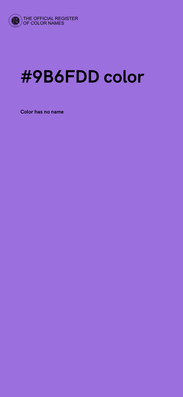 #9B6FDD color image